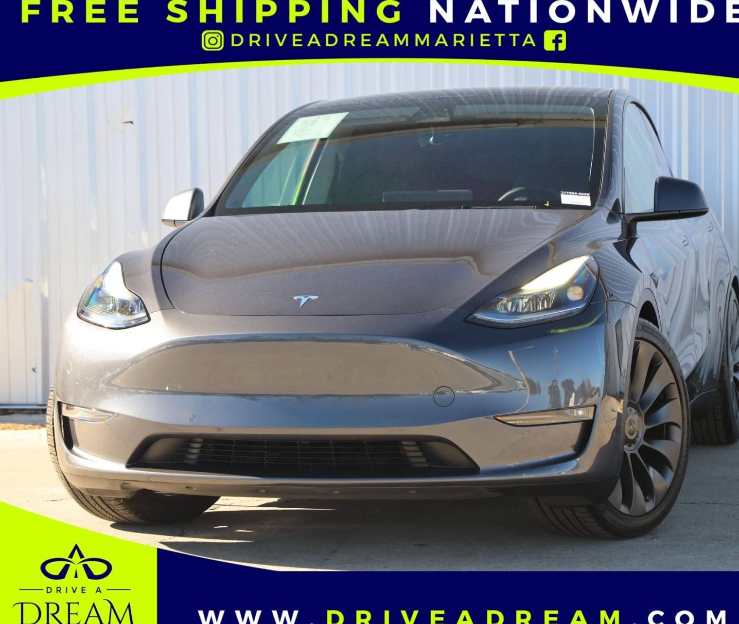 TESLA MODEL Y 2021 5YJYGDEF4MF277888 image